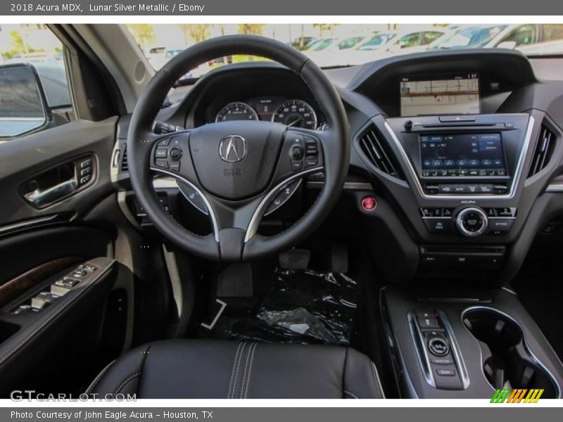 Lunar Silver Metallic / Ebony 2018 Acura MDX