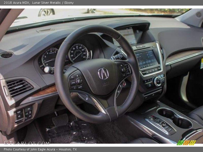 Lunar Silver Metallic / Ebony 2018 Acura MDX