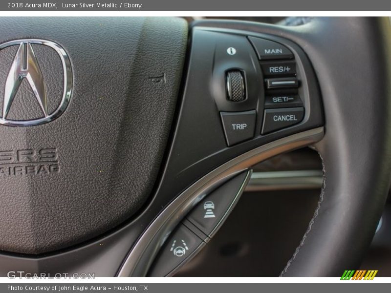 Lunar Silver Metallic / Ebony 2018 Acura MDX