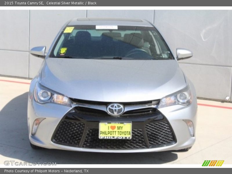 Celestial Silver Metallic / Black 2015 Toyota Camry SE
