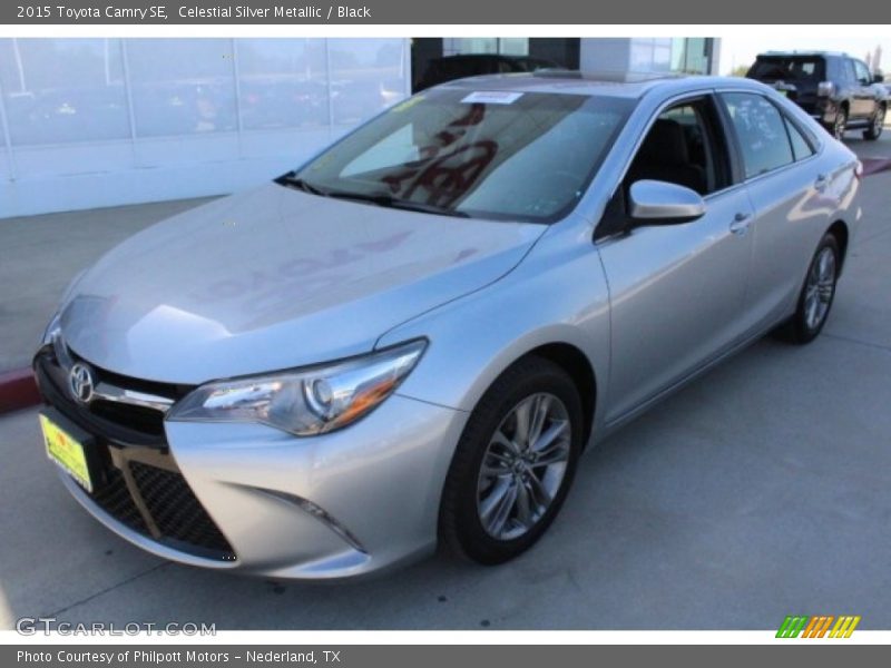 Celestial Silver Metallic / Black 2015 Toyota Camry SE