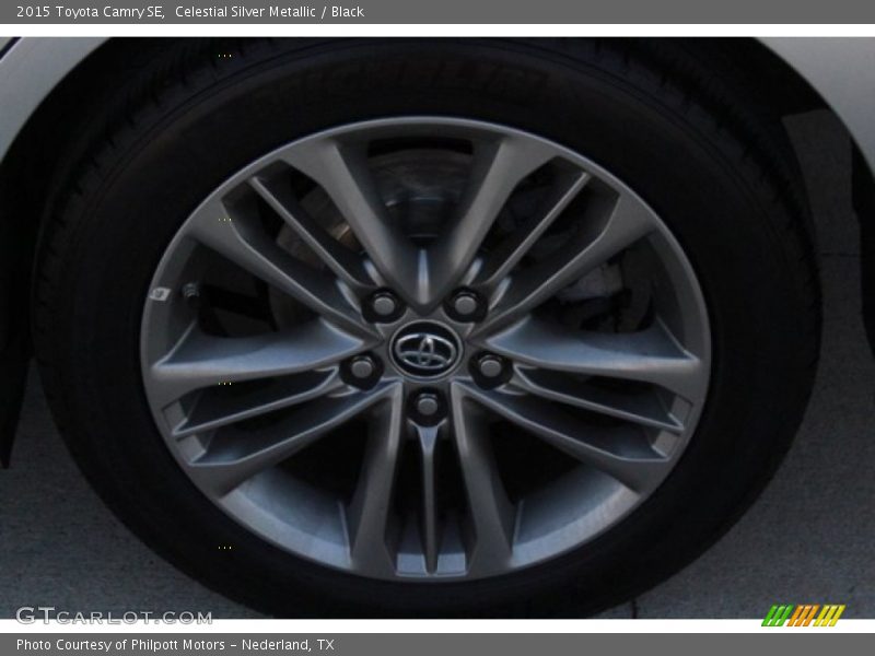 Celestial Silver Metallic / Black 2015 Toyota Camry SE