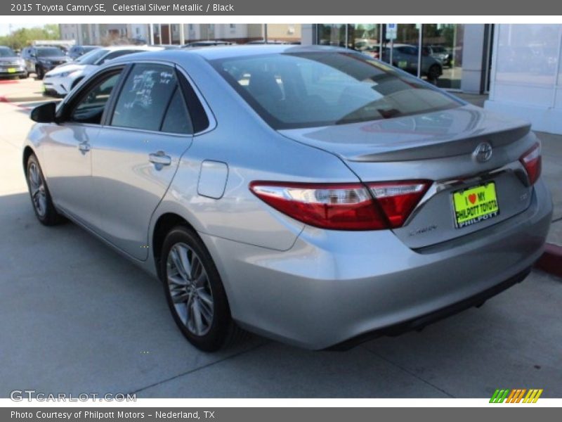 Celestial Silver Metallic / Black 2015 Toyota Camry SE