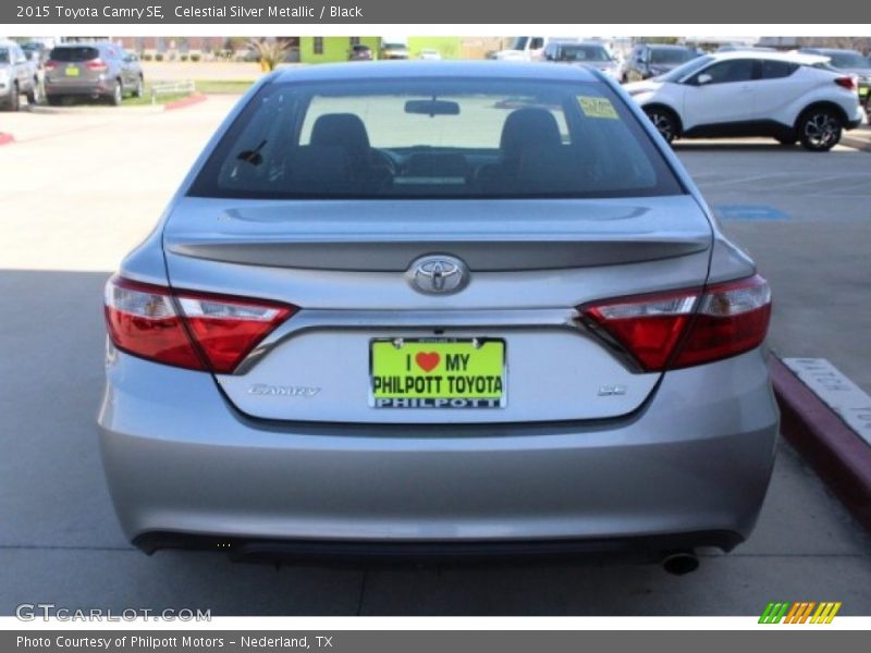 Celestial Silver Metallic / Black 2015 Toyota Camry SE
