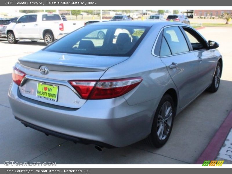 Celestial Silver Metallic / Black 2015 Toyota Camry SE