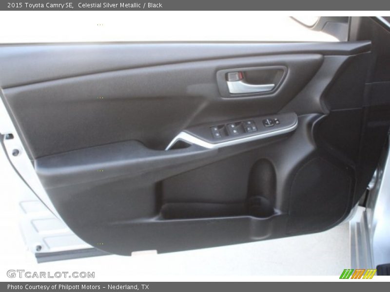 Celestial Silver Metallic / Black 2015 Toyota Camry SE
