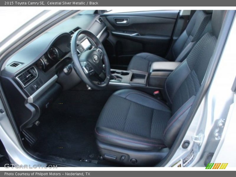 Celestial Silver Metallic / Black 2015 Toyota Camry SE