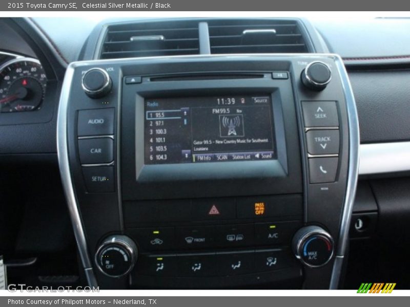 Celestial Silver Metallic / Black 2015 Toyota Camry SE
