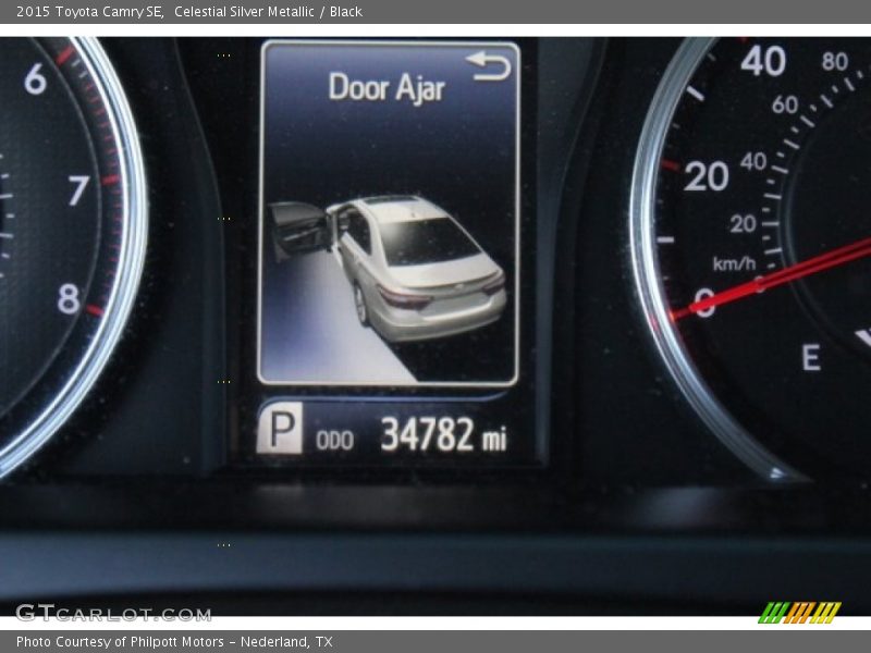 Celestial Silver Metallic / Black 2015 Toyota Camry SE