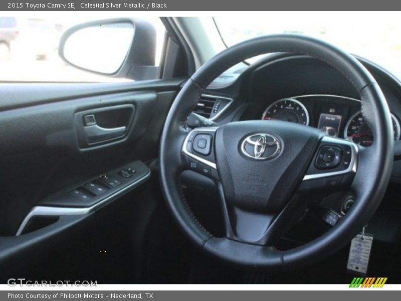Celestial Silver Metallic / Black 2015 Toyota Camry SE