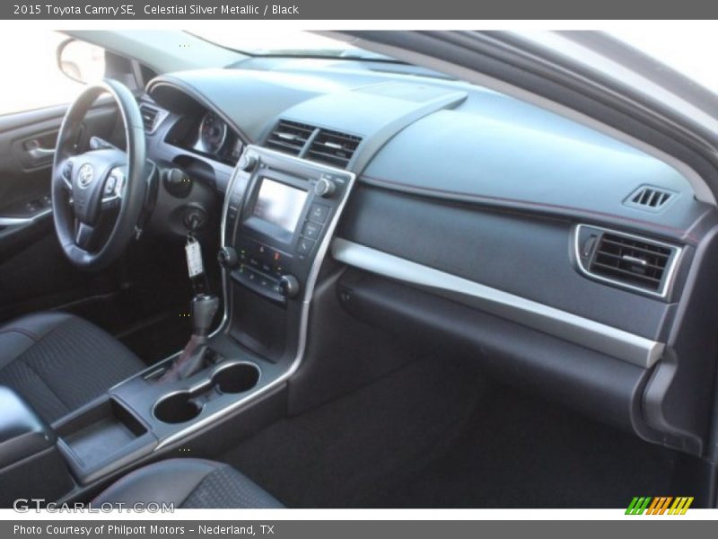 Celestial Silver Metallic / Black 2015 Toyota Camry SE