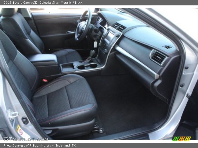 Celestial Silver Metallic / Black 2015 Toyota Camry SE