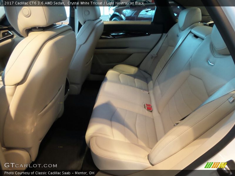 Crystal White Tricoat / Light Neutral/Jet Black 2017 Cadillac CT6 3.6 AWD Sedan