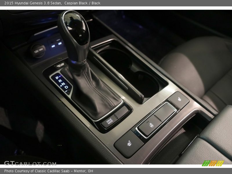 Caspian Black / Black 2015 Hyundai Genesis 3.8 Sedan