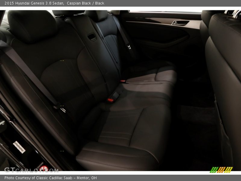Caspian Black / Black 2015 Hyundai Genesis 3.8 Sedan