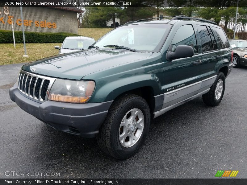 Shale Green Metallic / Taupe 2000 Jeep Grand Cherokee Laredo 4x4