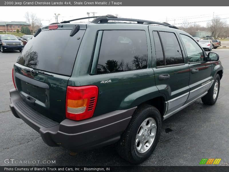 Shale Green Metallic / Taupe 2000 Jeep Grand Cherokee Laredo 4x4