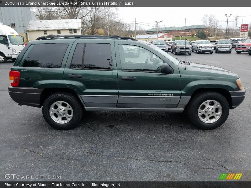 Shale Green Metallic / Taupe 2000 Jeep Grand Cherokee Laredo 4x4