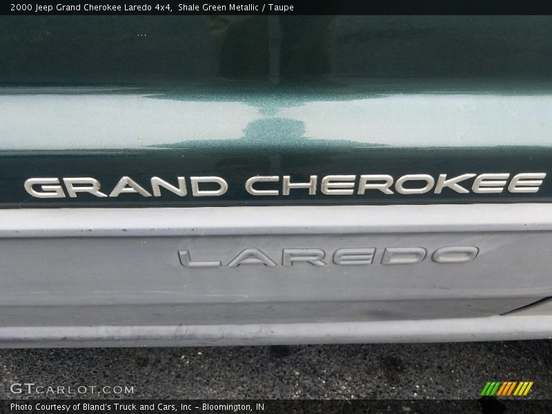 Shale Green Metallic / Taupe 2000 Jeep Grand Cherokee Laredo 4x4