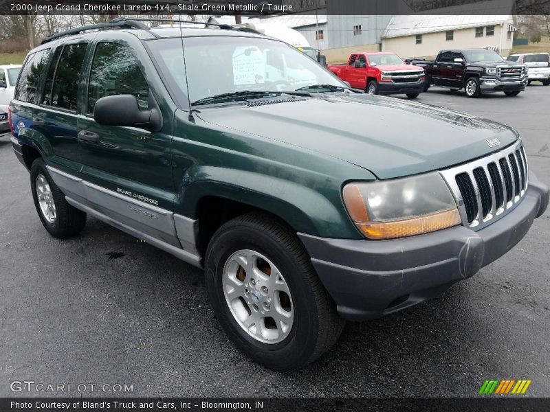 Shale Green Metallic / Taupe 2000 Jeep Grand Cherokee Laredo 4x4