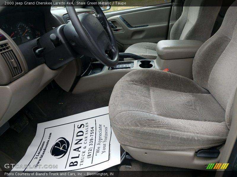 Shale Green Metallic / Taupe 2000 Jeep Grand Cherokee Laredo 4x4