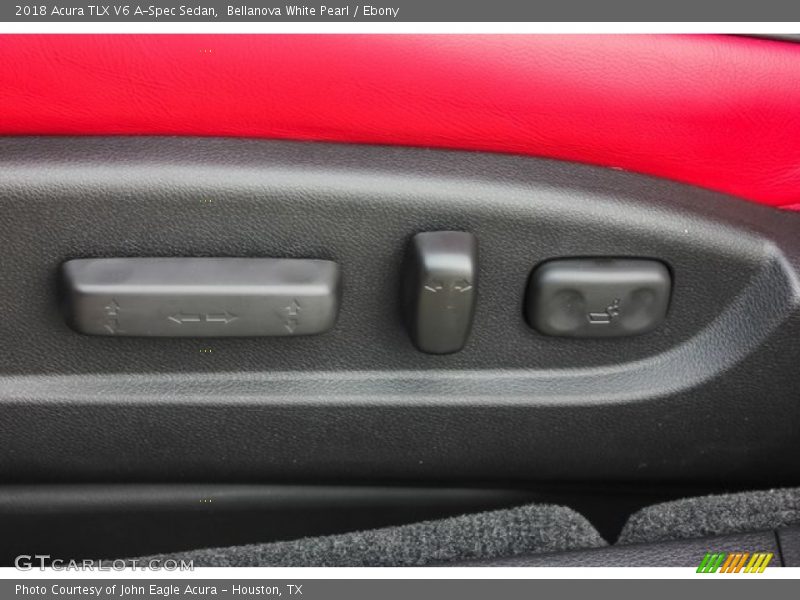 Bellanova White Pearl / Ebony 2018 Acura TLX V6 A-Spec Sedan