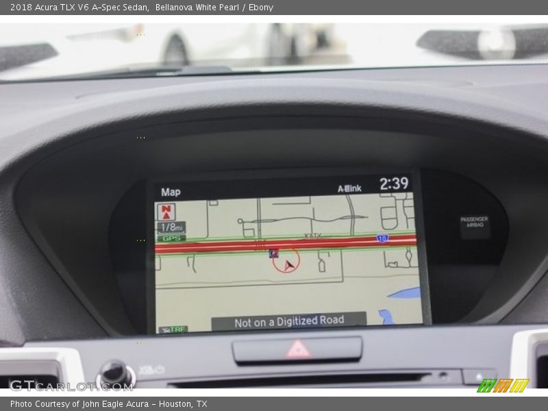 Bellanova White Pearl / Ebony 2018 Acura TLX V6 A-Spec Sedan