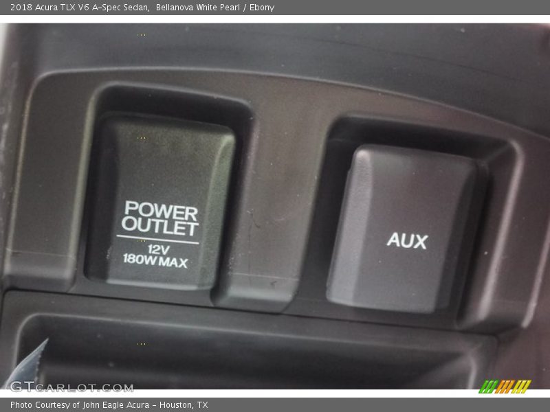 Bellanova White Pearl / Ebony 2018 Acura TLX V6 A-Spec Sedan