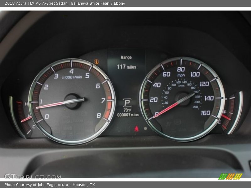 Bellanova White Pearl / Ebony 2018 Acura TLX V6 A-Spec Sedan