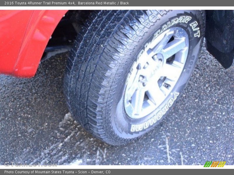 Barcelona Red Metallic / Black 2016 Toyota 4Runner Trail Premium 4x4