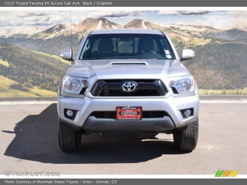Black / Graphite 2015 Toyota Tacoma V6 Access Cab 4x4