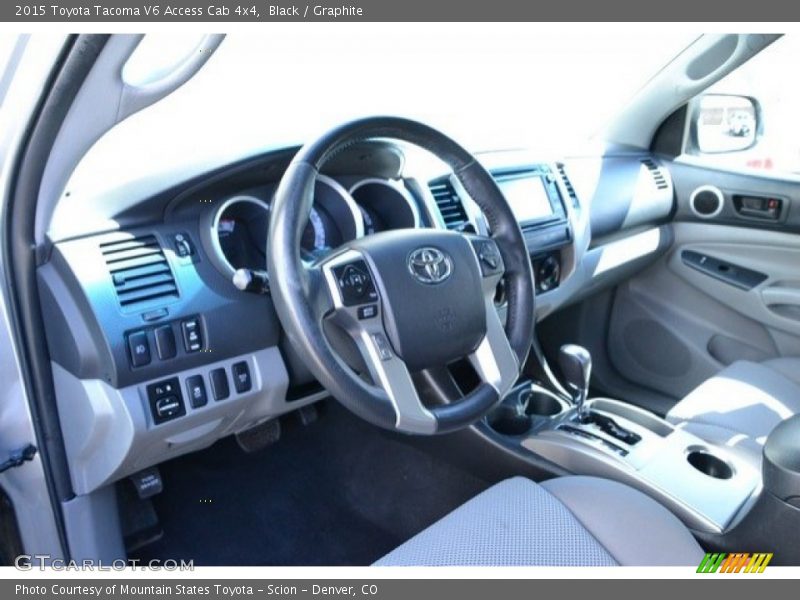 Black / Graphite 2015 Toyota Tacoma V6 Access Cab 4x4