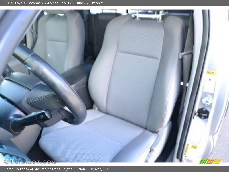 Black / Graphite 2015 Toyota Tacoma V6 Access Cab 4x4