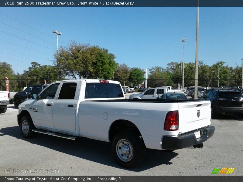 Bright White / Black/Diesel Gray 2018 Ram 2500 Tradesman Crew Cab