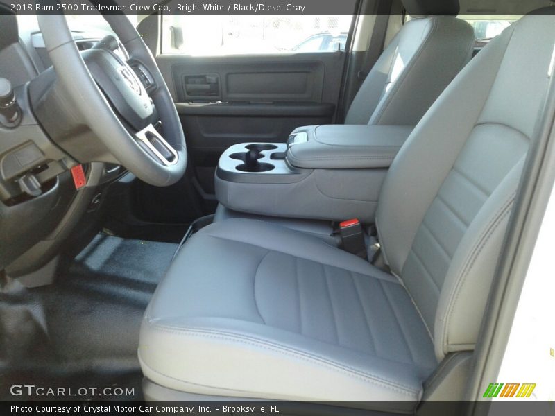 Bright White / Black/Diesel Gray 2018 Ram 2500 Tradesman Crew Cab