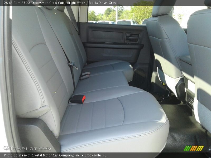 Bright White / Black/Diesel Gray 2018 Ram 2500 Tradesman Crew Cab