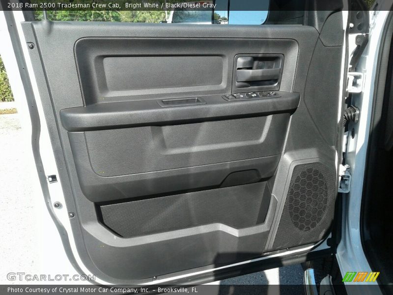 Bright White / Black/Diesel Gray 2018 Ram 2500 Tradesman Crew Cab