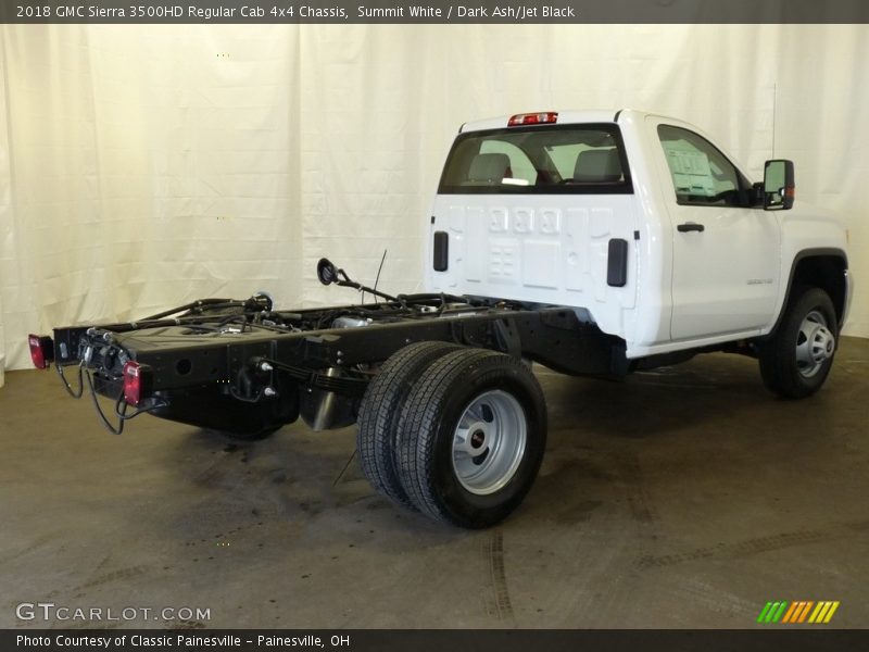 Summit White / Dark Ash/Jet Black 2018 GMC Sierra 3500HD Regular Cab 4x4 Chassis