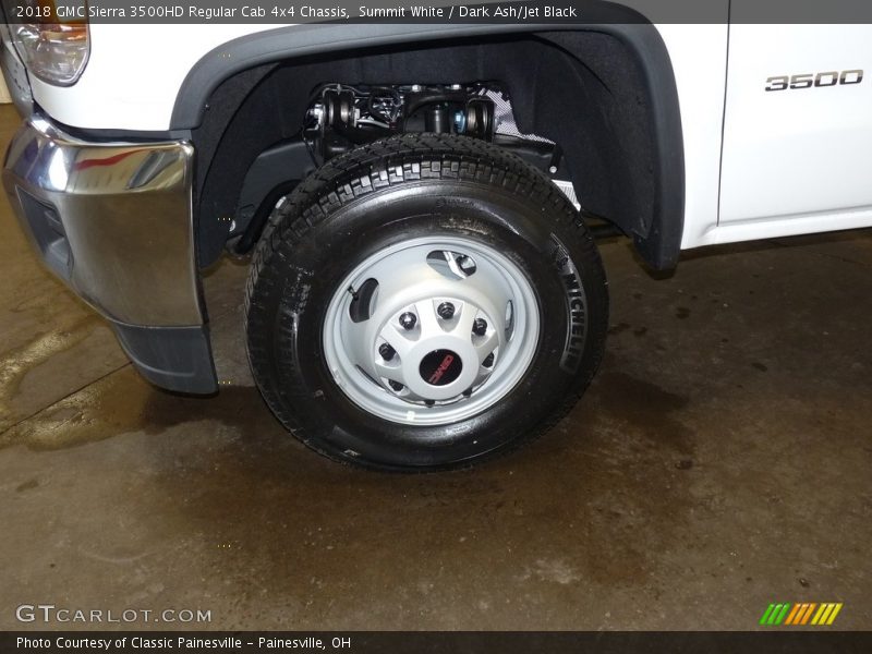 Summit White / Dark Ash/Jet Black 2018 GMC Sierra 3500HD Regular Cab 4x4 Chassis