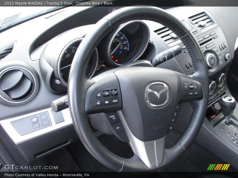 Graphite Mica / Black 2013 Mazda MAZDA3 i Touring 5 Door