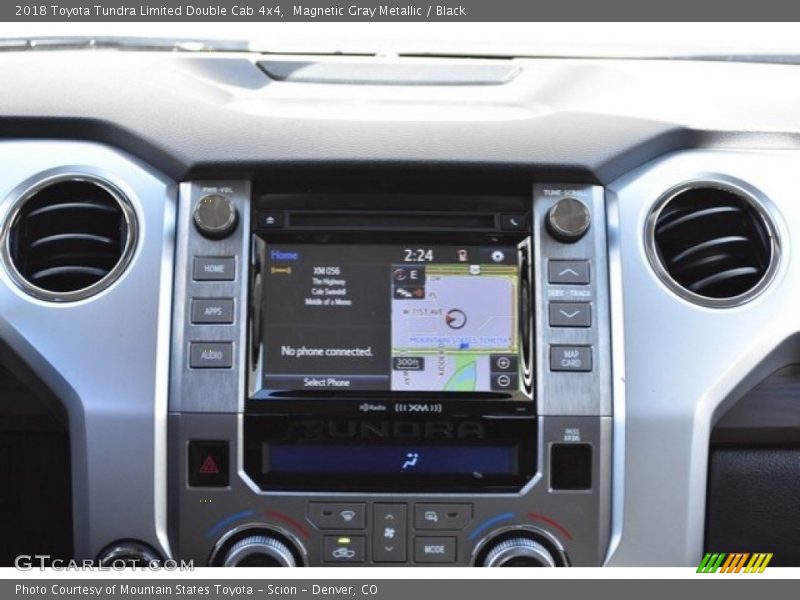 Magnetic Gray Metallic / Black 2018 Toyota Tundra Limited Double Cab 4x4