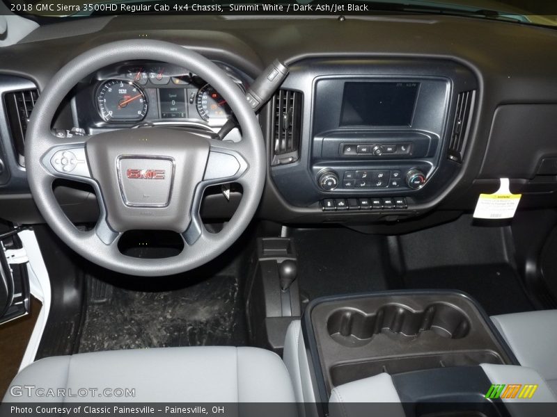 Summit White / Dark Ash/Jet Black 2018 GMC Sierra 3500HD Regular Cab 4x4 Chassis