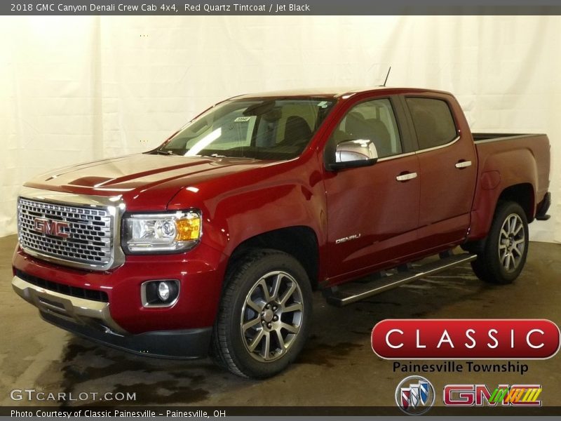 Red Quartz Tintcoat / Jet Black 2018 GMC Canyon Denali Crew Cab 4x4