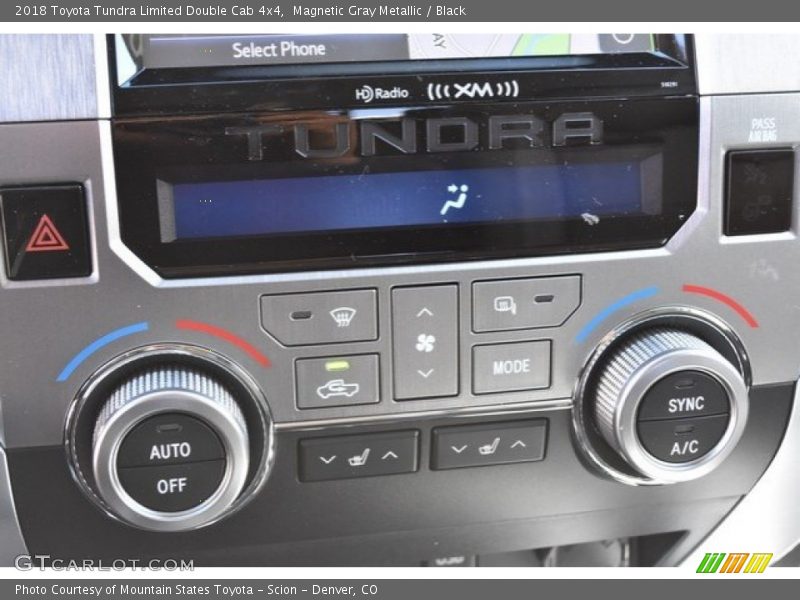 Magnetic Gray Metallic / Black 2018 Toyota Tundra Limited Double Cab 4x4