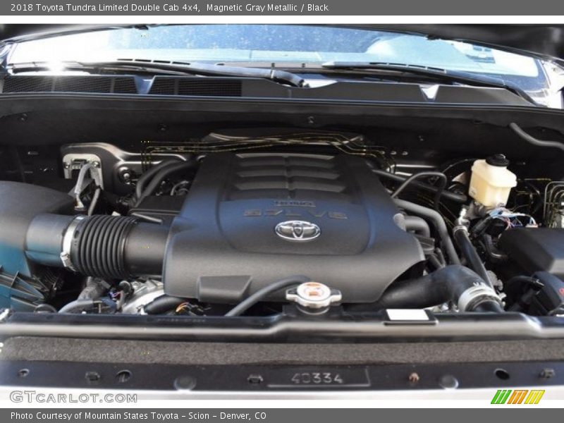 Magnetic Gray Metallic / Black 2018 Toyota Tundra Limited Double Cab 4x4