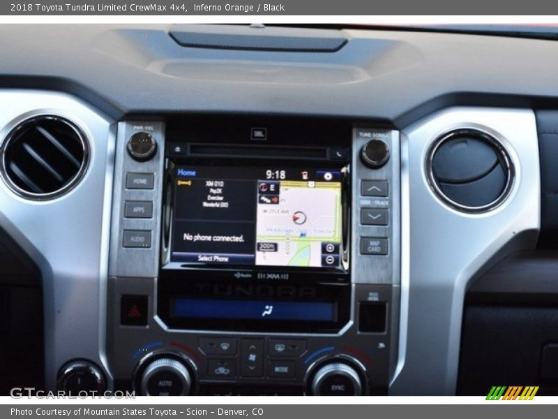 Inferno Orange / Black 2018 Toyota Tundra Limited CrewMax 4x4