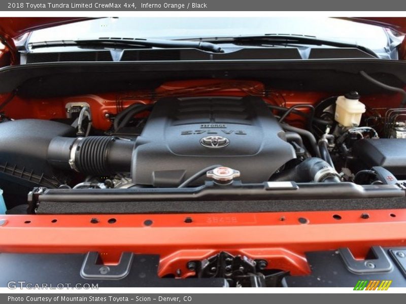 Inferno Orange / Black 2018 Toyota Tundra Limited CrewMax 4x4