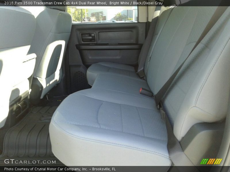 Bright White / Black/Diesel Gray 2018 Ram 3500 Tradesman Crew Cab 4x4 Dual Rear Wheel