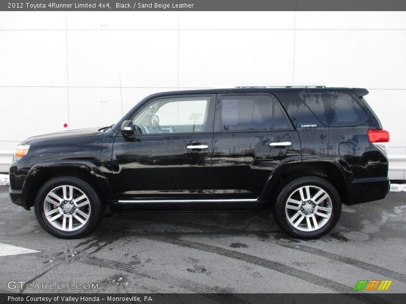 Black / Sand Beige Leather 2012 Toyota 4Runner Limited 4x4