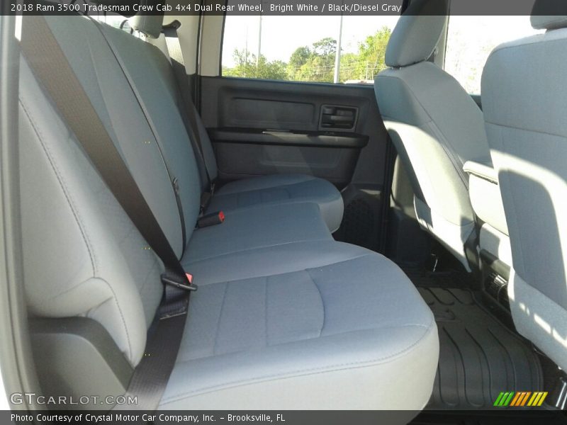 Bright White / Black/Diesel Gray 2018 Ram 3500 Tradesman Crew Cab 4x4 Dual Rear Wheel